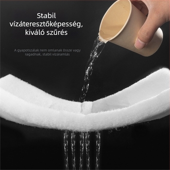 Akvárium szűrő pamut speciális nagy sűrűségű tisztító szűrőháló akvárium haltenyésztő speciális szűrő pamut akvárium szűrőanyag