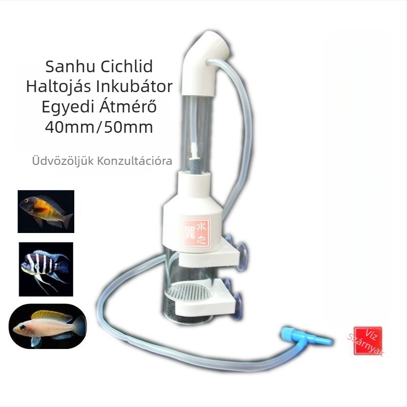 Határon átnyúló raktáron - 50 mm-es halikra inkubátor három tavon sügér halikra heterotípus bentikus díszhal trópusi haltenyésztés