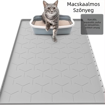 Kisállat padlószőnyeg vízálló vizeletgátló macskaszőnyeg kutya alvószőnyeg kiürülésgátló nagy szilikon macskaalom szőnyeg kutyaketrec alátét