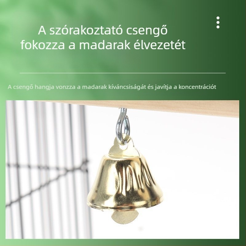 Madárjáték kiegészítők bazsarózsa papagáj xuanfeng tömörfa állomás rúdhinta karmos csiszolójáték tüskés kőrisfa hintaállomás rúd