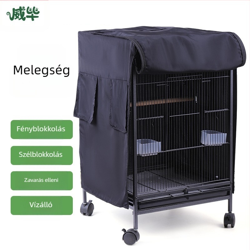 Madárkalitka takaró hőtartósító meleg téli Xuanfeng tigrisbőr kalitka takaró madártakaró takaró különleges négy évszakra