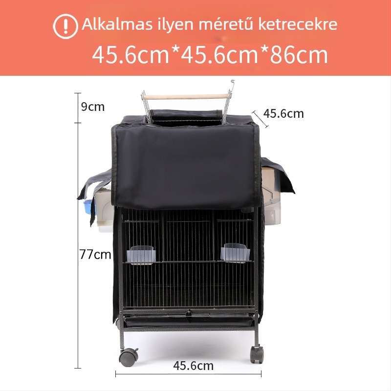 Madárkalitka takaró hőtartósító meleg téli Xuanfeng tigrisbőr kalitka takaró madártakaró takaró különleges négy évszakra