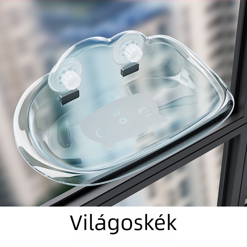 Határokon átnyúló új macska függőágy levehető és mosható tapadókorongos macska függőágy nagy teherbírású üveg szögmentes falra szerelhető macskafészek