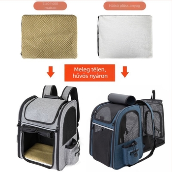 Határokon átnyúló kisállattáska, vállra akasztható macskatáska, lélegző, összecsukható, bővíthető kutyahátizsák, nagy kapacitású, gyári kisállattáska