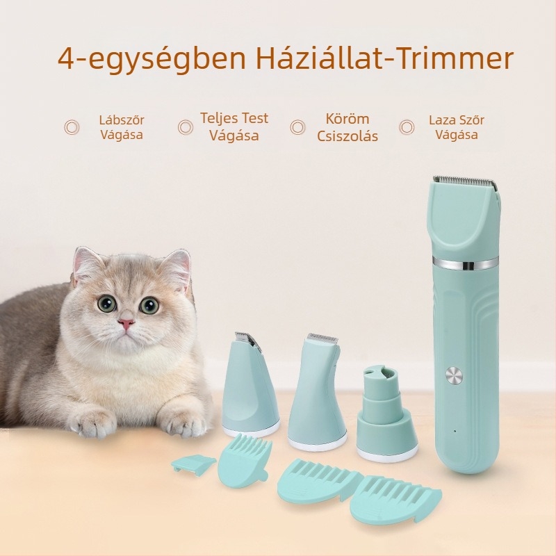 Elektromos kisállatvágó kisállatszőrnyíró kutyamacska kutya univerzális multifunkcionális kisállat szépségápolás kisállat borotválás szőrnyíró