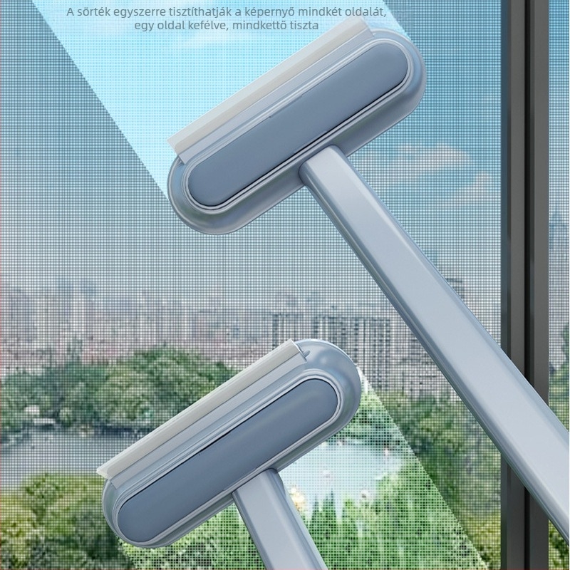 Kefe, szitatisztító ablakkefe, háztartási üvegkaparó, ablaktárgy, kétoldalas szőrtelenítő kefe, tisztítóeszköz, szitatisztító kefe