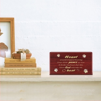 Foltos egyenes hajú fa kisállat curns fadoboz nyomtatható logóval fa lepattintható állati curns