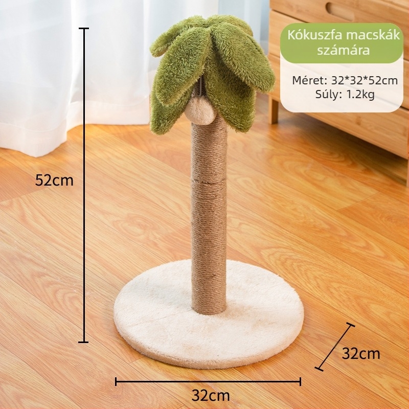 Cica Játék Macska Fészek Köszörülés Macska Kellékek Rongzhu Sisal Shengbang Macska Mászóállvány Kis Karmos Macska Kaparódeszka Integrált