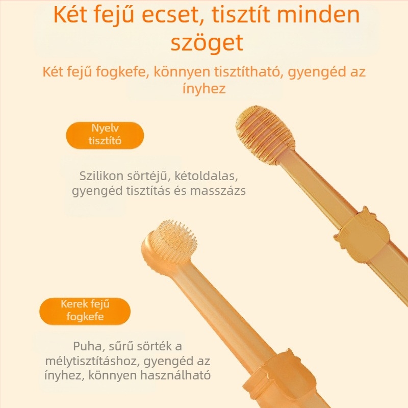 Szilikon macskafogkefe, kutyafogkefe készlet, kisállat fogkefe műtárgy, macskafogtisztító termékek kő nagykereskedelemhez