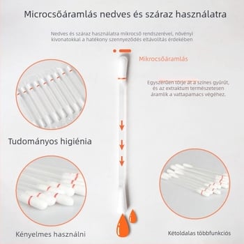 Nyitott Yan kisállat fültisztító vattapálca fültisztítás vattapálcika kisállat vattapálcika macskáknak és kutyáknak
