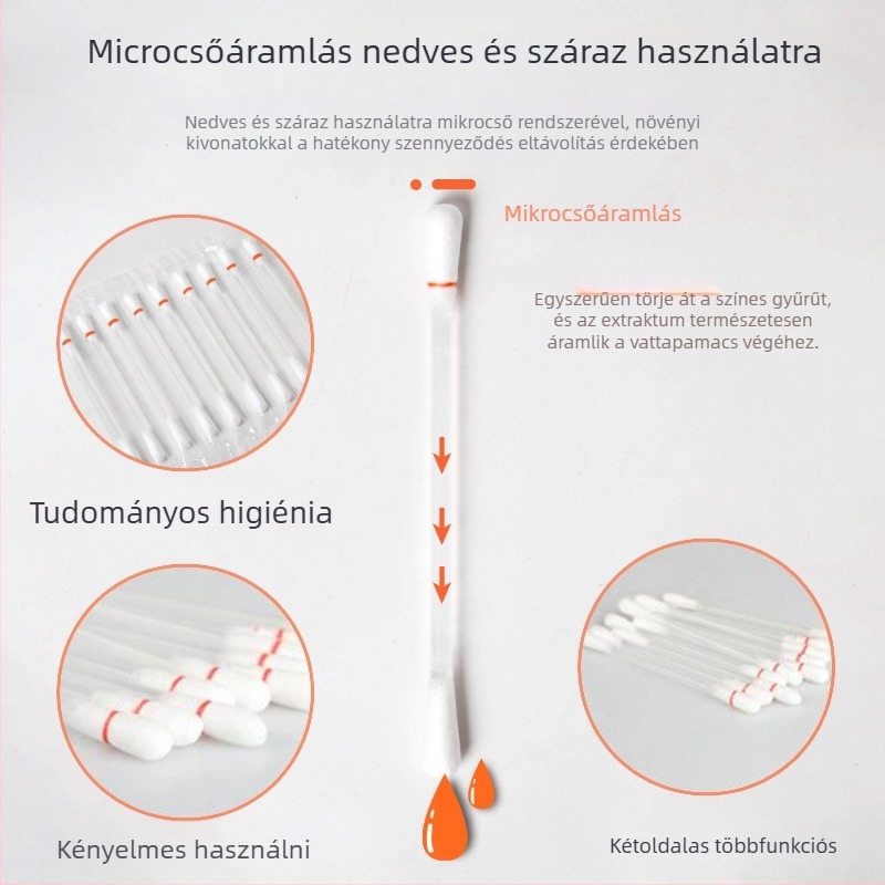 Nyitott Yan kisállat fültisztító vattapálca fültisztítás vattapálcika kisállat vattapálcika macskáknak és kutyáknak