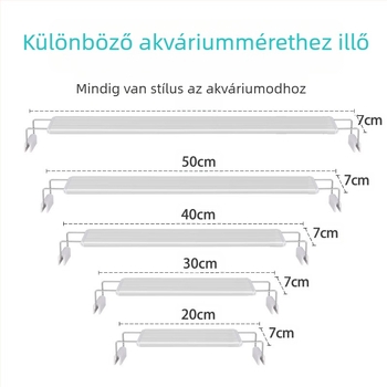Akvárium energiatakarékos lámpa LED speciális világítás akvárium tereprendezés vízfüves lámpa cseppálló víz kis akvárium keretlámpa