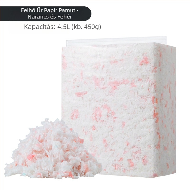 Hörcsögpapír vattakorong Háziállatoknak való természetes pormentes pamutpapír Kisállat dezodor Pamutmáz papír Nedvszívó faforgács Hörcsögkellékek