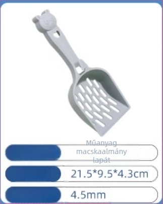 Macskaalom lapát finom lyukú lapát nagy fém rozsdamentes acél macskalapát bentonit érc macskaalom lapát műtárgy