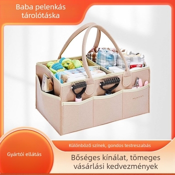 Filc pelenkázótáska, múmiatáska, baba pelenka törmelék kikészítése, filc kézitáska tárolótáska