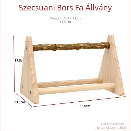Asztali állomásos edzőállvány tömörfa állomásos állvány platform matt állomásos állvány tüskés kőrisfa interaktív kézzel nevelt bazsarózsa tigrisbőr madár