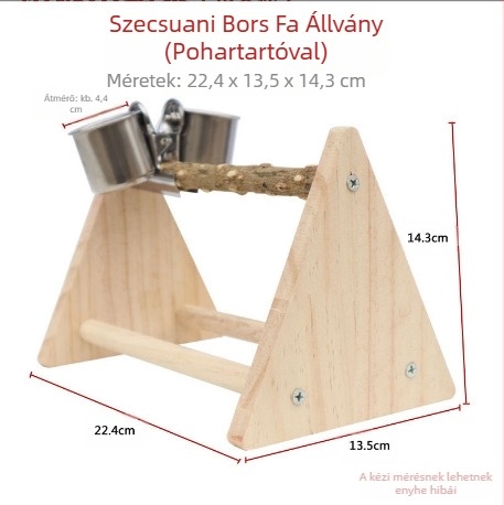 Asztali állomásos edzőállvány tömörfa állomásos állvány platform matt állomásos állvány tüskés kőrisfa interaktív kézzel nevelt bazsarózsa tigrisbőr madár