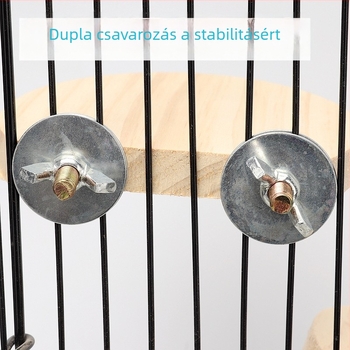 Hörcsög tigrisbőr bazsarózsa Xuanfeng papagáj madárállomás deszka platform tömörfa ugródeszka ülőplatform ketrec Kiegészítők Kellékek