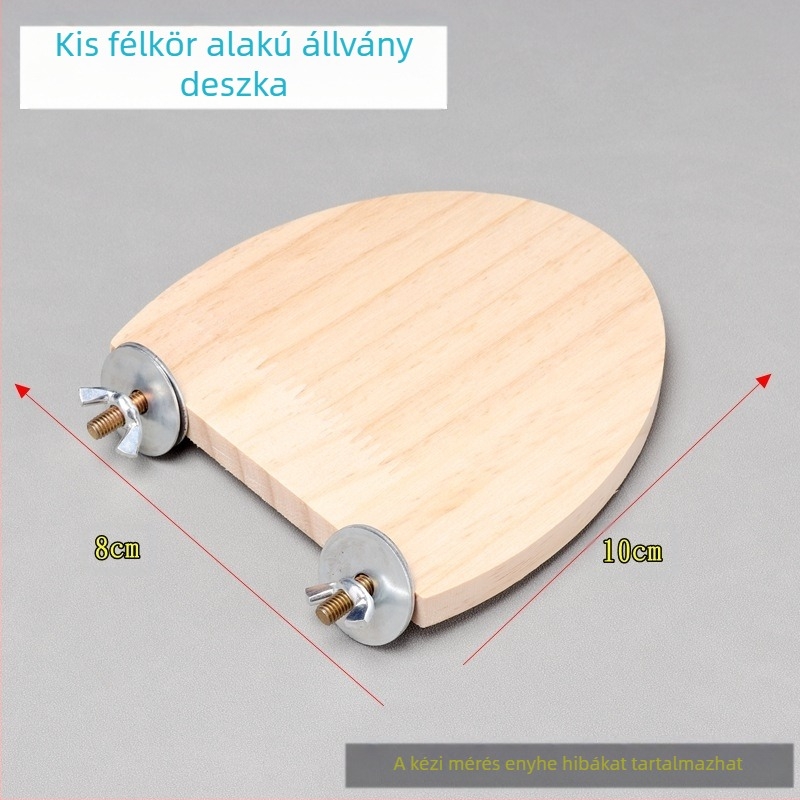 Hörcsög tigrisbőr bazsarózsa Xuanfeng papagáj madárállomás deszka platform tömörfa ugródeszka ülőplatform ketrec Kiegészítők Kellékek