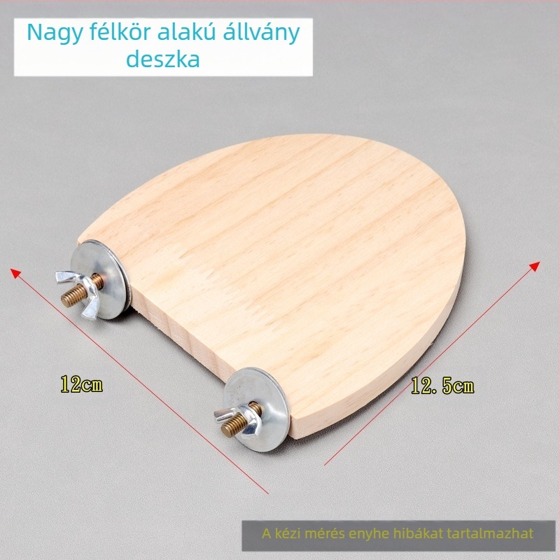 Hörcsög tigrisbőr bazsarózsa Xuanfeng papagáj madárállomás deszka platform tömörfa ugródeszka ülőplatform ketrec Kiegészítők Kellékek