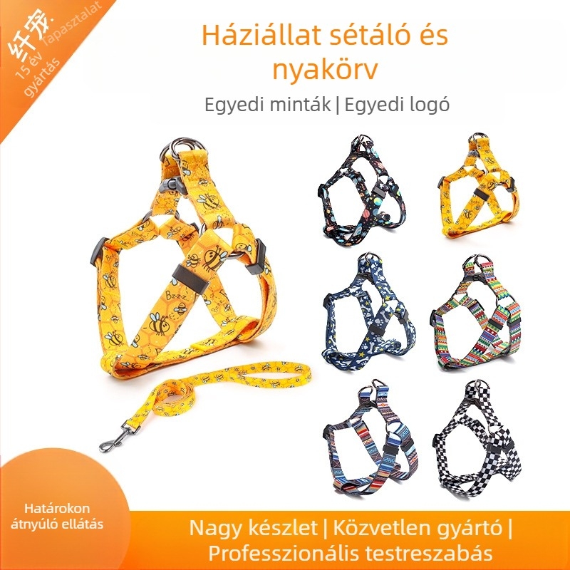 Határokon átnyúló Amazon új kisállat kutya mellkaspánt húzókötél spot nagykereskedelmi kisállat kutya kötél kutya mellkaspánt