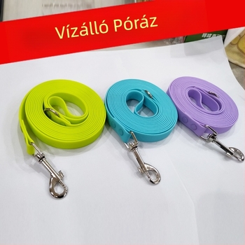 Amazon Hot Selling PVC kisállat-vonókötél vízálló kutyatermékek hosszabb vonóöv kisállat kopásálló kutyasétáltató kötél