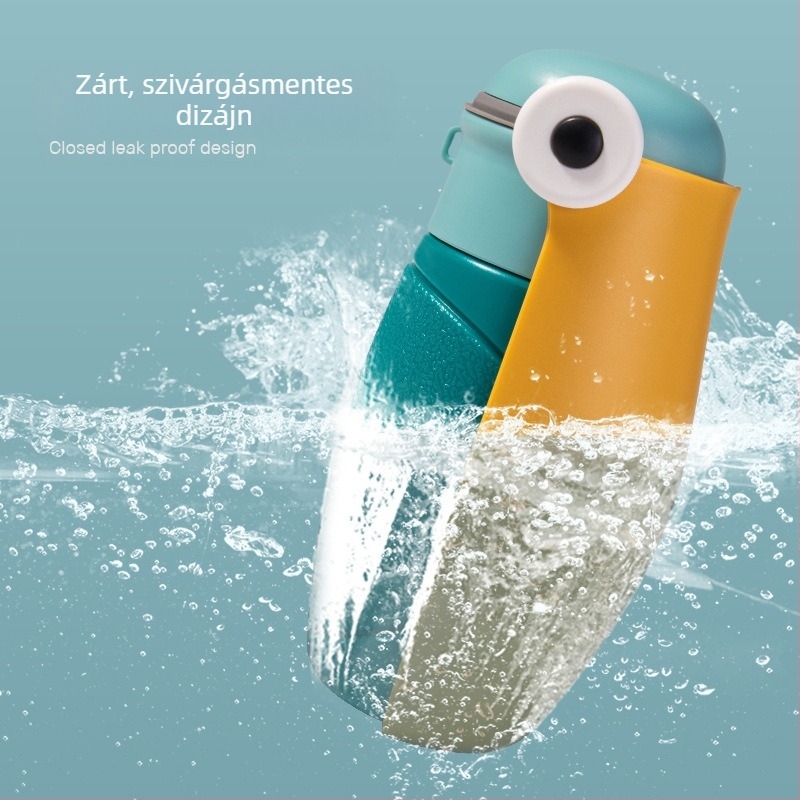 Határokon átnyúló új, kisállat-kísérő pohár hordozható vízforraló kutyáknak ivóvíz-eszköz, nagy kapacitású kisállat-itatópohár kellékek