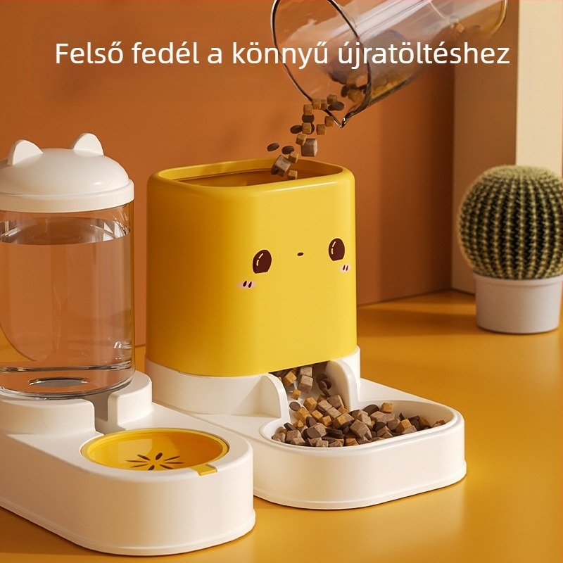 Háztartási automata etető vízadagoló automata macskatál kutyatál macska kutya kisállat kellékek