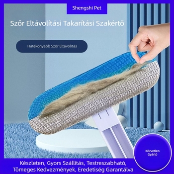 Többfunkciós szőrkaparó háziállatoknak, macskaszőr eltávolító, kutyaszőr tisztító, szőnyeg- és ágyszőr eltávolító, háziállat ápolási eszköz