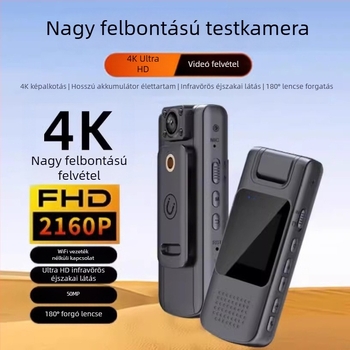 Határokon átnyúló 4K Ultra HD képernyős WIFI kamerás felvevővel, mellkasi videofejjel, lovagló sport DV