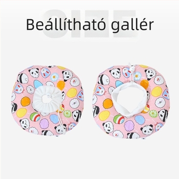 Kisállat macskáknak Elizabeth gyűrű fejfedő puha szégyen nyakgyűrű harapásgátló posztoperatív nyalásgátló vízálló sebészeti sterilizáló kellékek