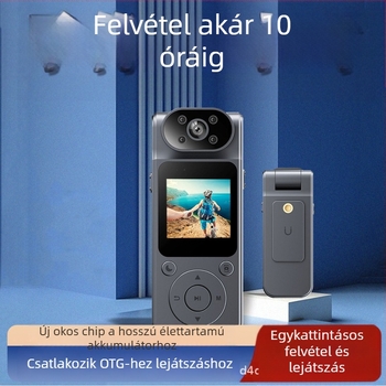 Gyárilag L19 csíptetős motoros kamera 4K HD éjjellátó WiFi konferenciafelvevő videorögzítő