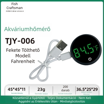 Akvárium vízhőmérséklet-mérő akvárium akvárium hőmérő LED mini elektronikus digitális kijelzős hőmérő határokon átnyúló új hőmérő