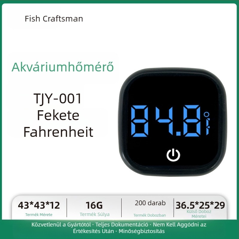 Akvárium vízhőmérséklet-mérő akvárium akvárium hőmérő LED mini elektronikus digitális kijelzős hőmérő határokon átnyúló új hőmérő