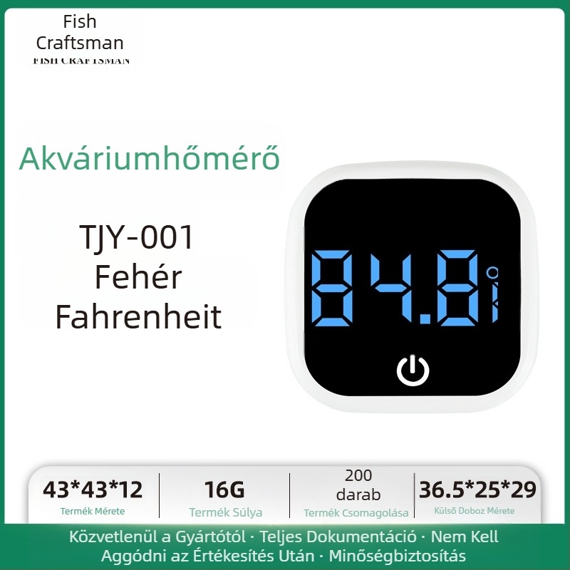 Akvárium vízhőmérséklet-mérő akvárium akvárium hőmérő LED mini elektronikus digitális kijelzős hőmérő határokon átnyúló új hőmérő