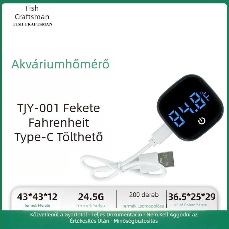 Akvárium vízhőmérséklet-mérő akvárium akvárium hőmérő LED mini elektronikus digitális kijelzős hőmérő határokon átnyúló új hőmérő