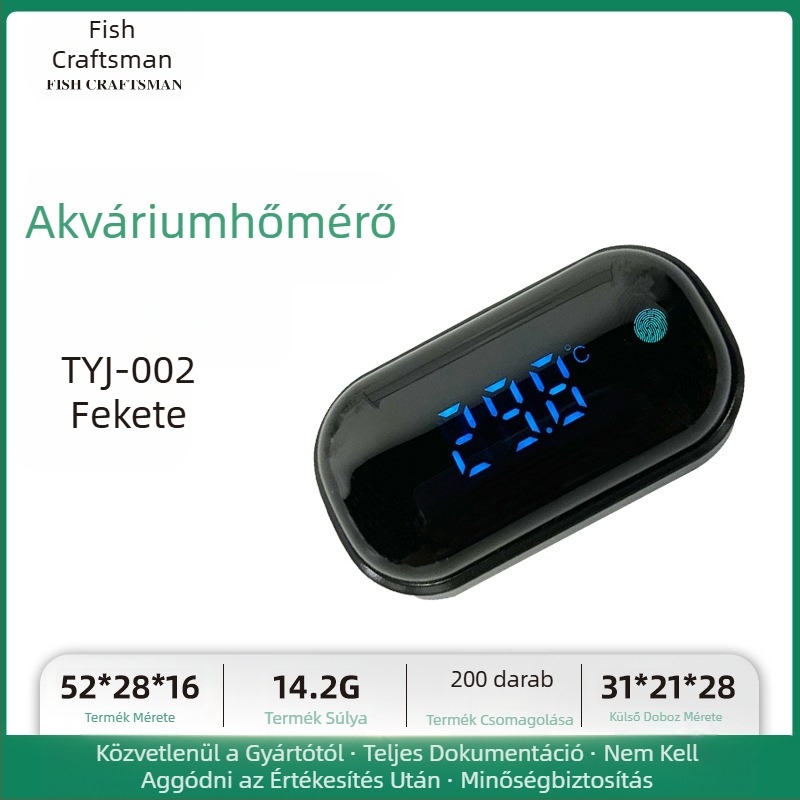 Akvárium vízhőmérséklet-mérő akvárium akvárium hőmérő LED mini elektronikus digitális kijelzős hőmérő határokon átnyúló új hőmérő