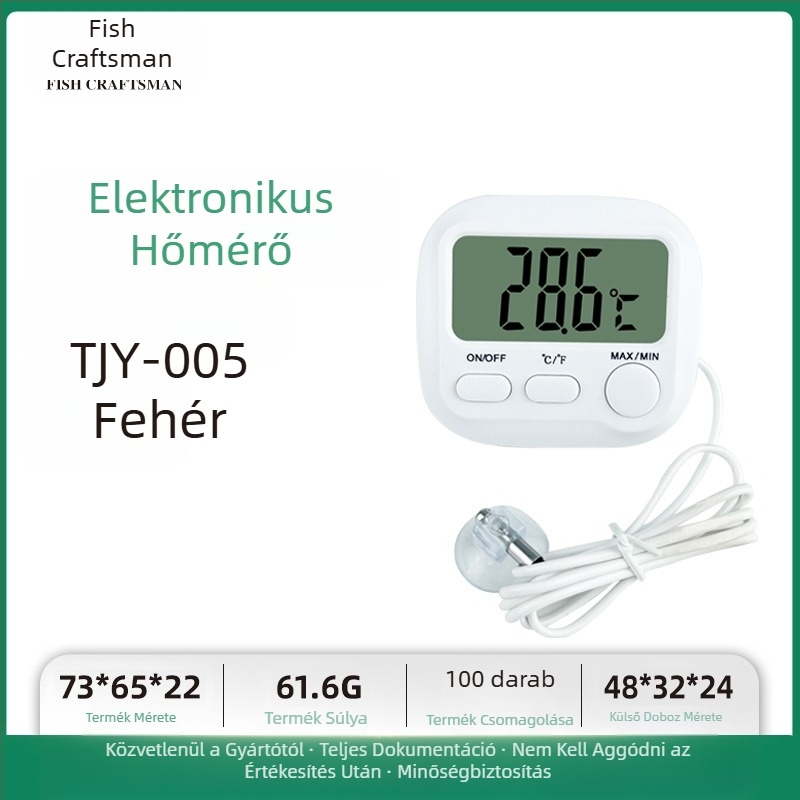 Akvárium vízhőmérséklet-mérő akvárium akvárium hőmérő LED mini elektronikus digitális kijelzős hőmérő határokon átnyúló új hőmérő