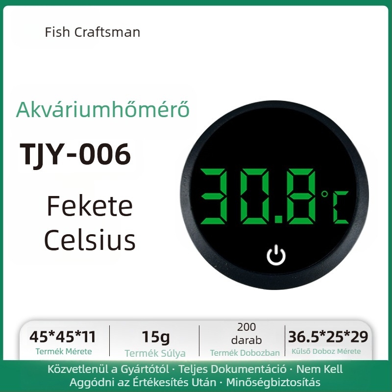 Akvárium vízhőmérséklet-mérő akvárium akvárium hőmérő LED mini elektronikus digitális kijelzős hőmérő határokon átnyúló új hőmérő