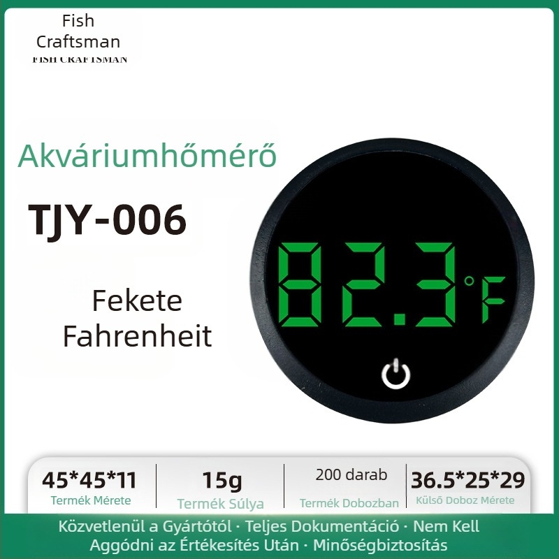 Akvárium vízhőmérséklet-mérő akvárium akvárium hőmérő LED mini elektronikus digitális kijelzős hőmérő határokon átnyúló új hőmérő