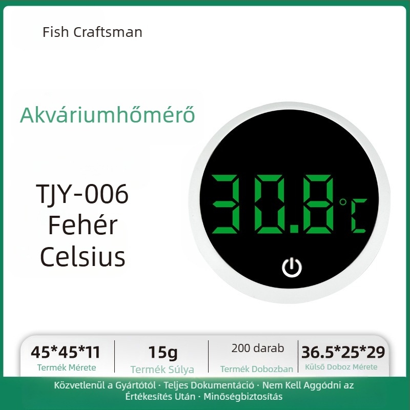 Akvárium vízhőmérséklet-mérő akvárium akvárium hőmérő LED mini elektronikus digitális kijelzős hőmérő határokon átnyúló új hőmérő