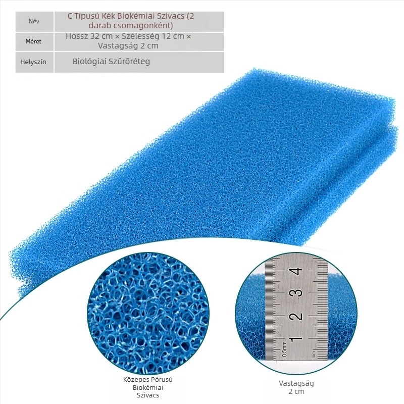 Akvárium szűrő pamut nagy sűrűségű fekete sűrített biokémiai pamut víztisztító rattan pamut teknős akvárium szűrőanyag szűrőszivacs