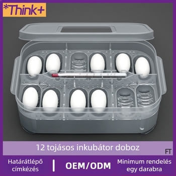 Hüllő gekkó gyík teknős házi kígyó félig vízi teknős 12 tojásos tálca keltetődoboz szállítódoboz hüllő tojáskeltető