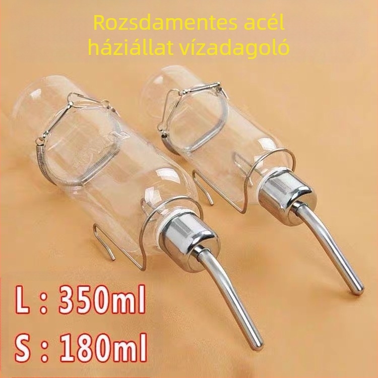 Kölyökkutya Rozsdamentes Acél Itató Totoro Hörcsög Nyúl Függő Automata Itató Gömb Kettle Kutya