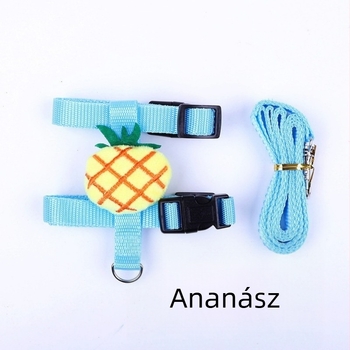 Nyúl húzókötél aranyos I alakú macska nyúl mellkas hát kisállat húzókötél ki sétáló nyúl kötél raktáron nagykereskedelemben