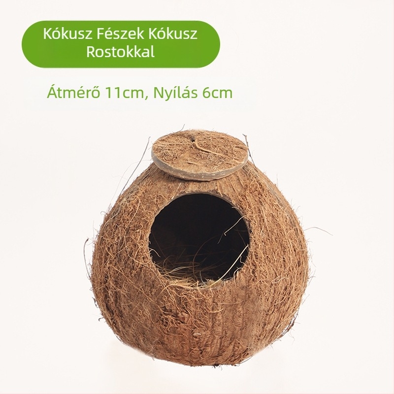 Hörcsögfészek Kókuszhéj Menedék Nyári Hűsítő Tájvédelmi Termékek Arany Medve Alvófészek Ház Virág Ág Egérfészek Játék