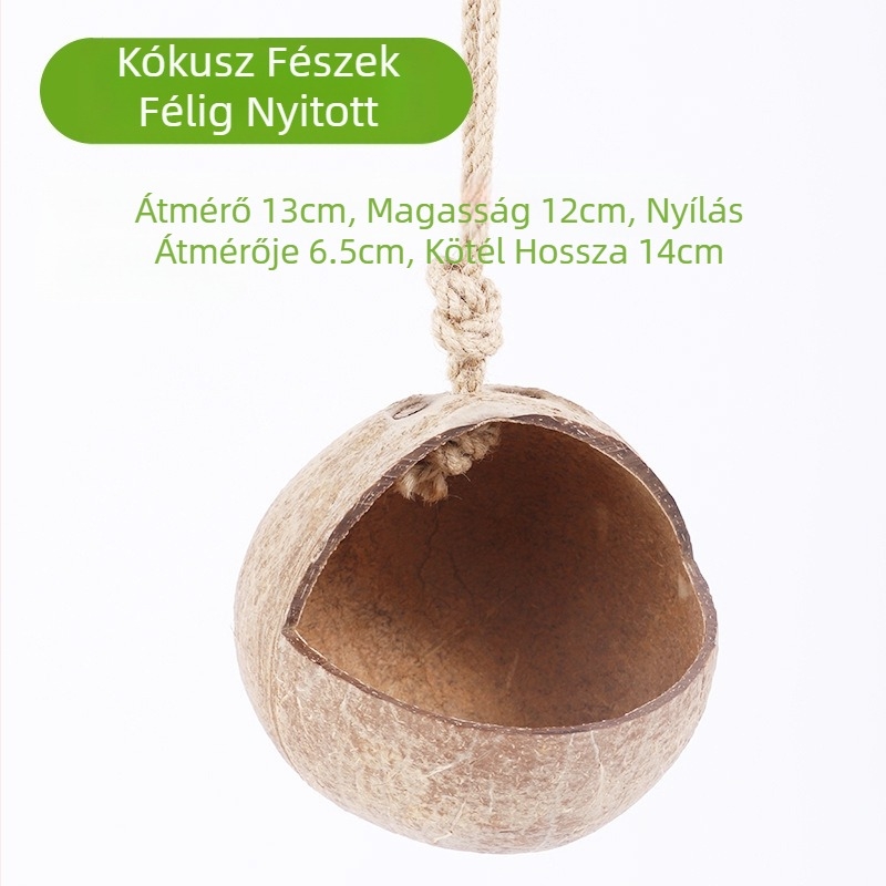 Hörcsögfészek Kókuszhéj Menedék Nyári Hűsítő Tájvédelmi Termékek Arany Medve Alvófészek Ház Virág Ág Egérfészek Játék