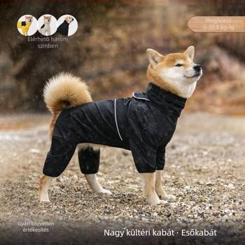 Közepes és nagytestű kutyáknak, határokon átnyúló labrador retrievereknek, chai kutyáknak, négylábúaknak, vízálló kisállatoknak, kutya esőkabátoknak, töltőruhák nagykereskedelemben.