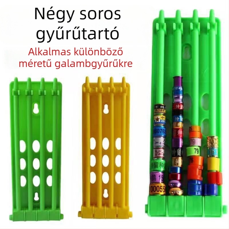 lábgyűrű állvány galamb versenygalamb kellékek felakaszthatók galamb lábgyűrű állvány többszínű osztályozás lábgyűrű elhelyező állvány