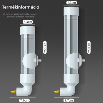 Automata ivókút madaraknak, ütőszeges üst, tigrisbőr, Xuan Feng, papagáj, csepegtető, itató, nagy madárkalitka kiegészítők